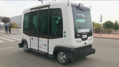 Leganés prueba el primer autobús sin conductor