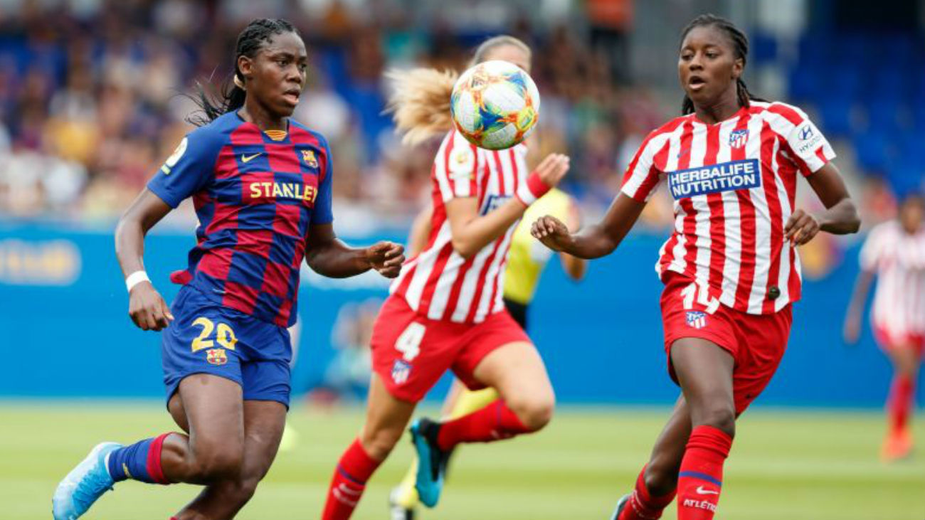 6-1.  El Atlético féminas recibe un set del Barça