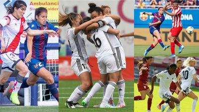 Ganan Madrid CFF y Rayo; Atlético y Tacón son goleados