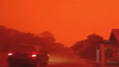 El cielo rojo de Sumatra
