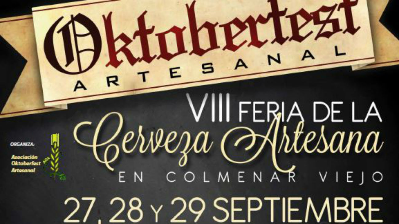 Productores cerveceros de toda España se citan en la VII Edición del Oktoberfest de Colmenar