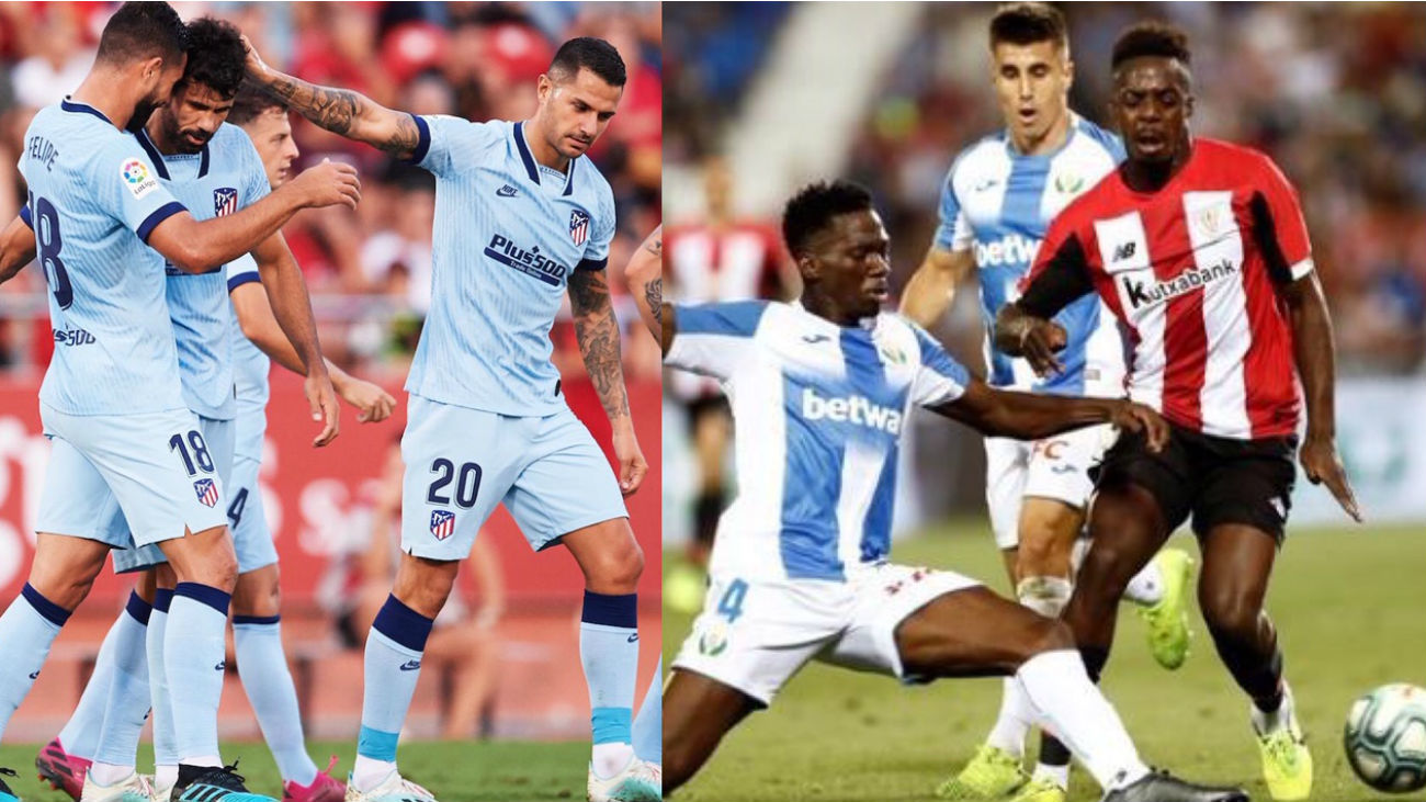 Mallorca-Atlético Madrid y Leganés-Athletic Bilbao