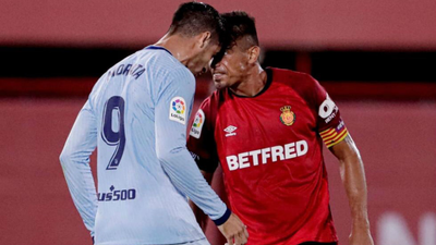 Morata, sin derbi por su calentón contra el Mallorca