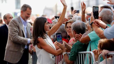 La visita de los reyes Felipe VI y Letizia a Arganda, en imágenes