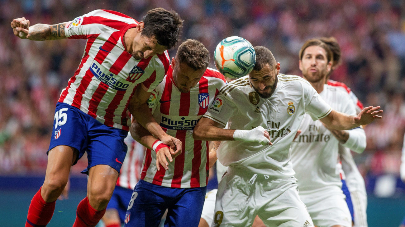 0-0. Atlético y Real Madrid empatan en un derbi intenso, pero sin brillo