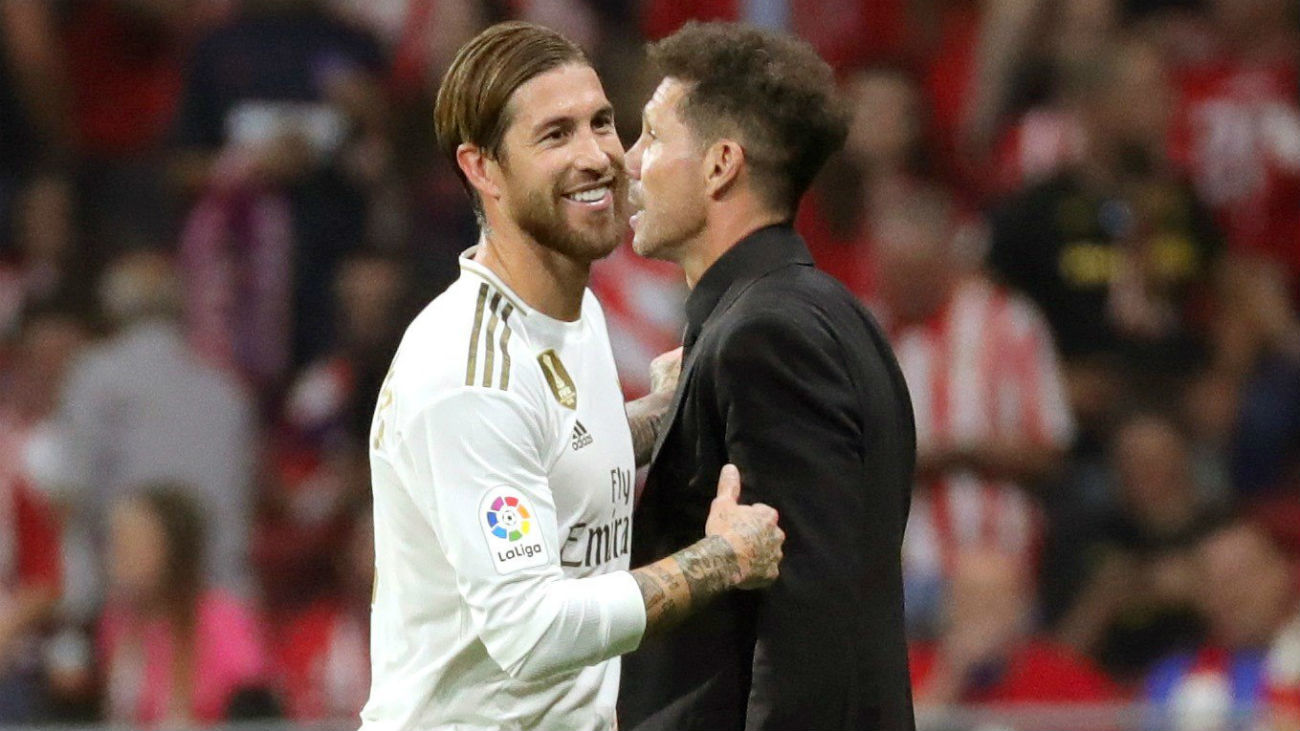 Sergio Ramos y Simeone