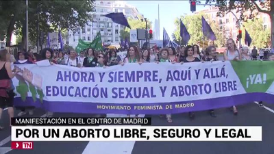 Piden en Madrid el aborto libre a los 16 años
