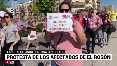 Los afectados del Rosón en Getafe llevan 4 años esperando sus casas