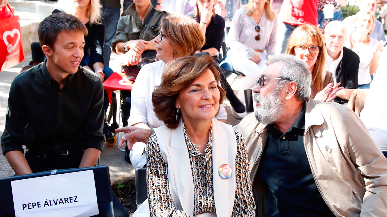 Carmen Calvo a UGT: 130 años de lucha y sacrificio para que avance la sociedad