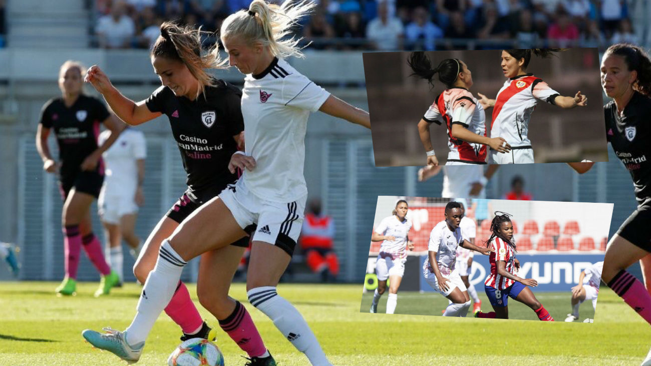 Madrid CFF, Tacón, Rayo y Atlético femenino