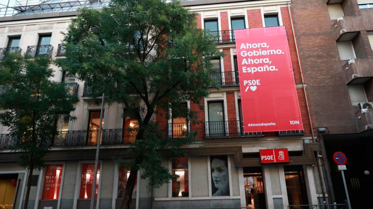 "Ahora Gobierno, ahora España", lema del PSOE para las elecciones del 10N