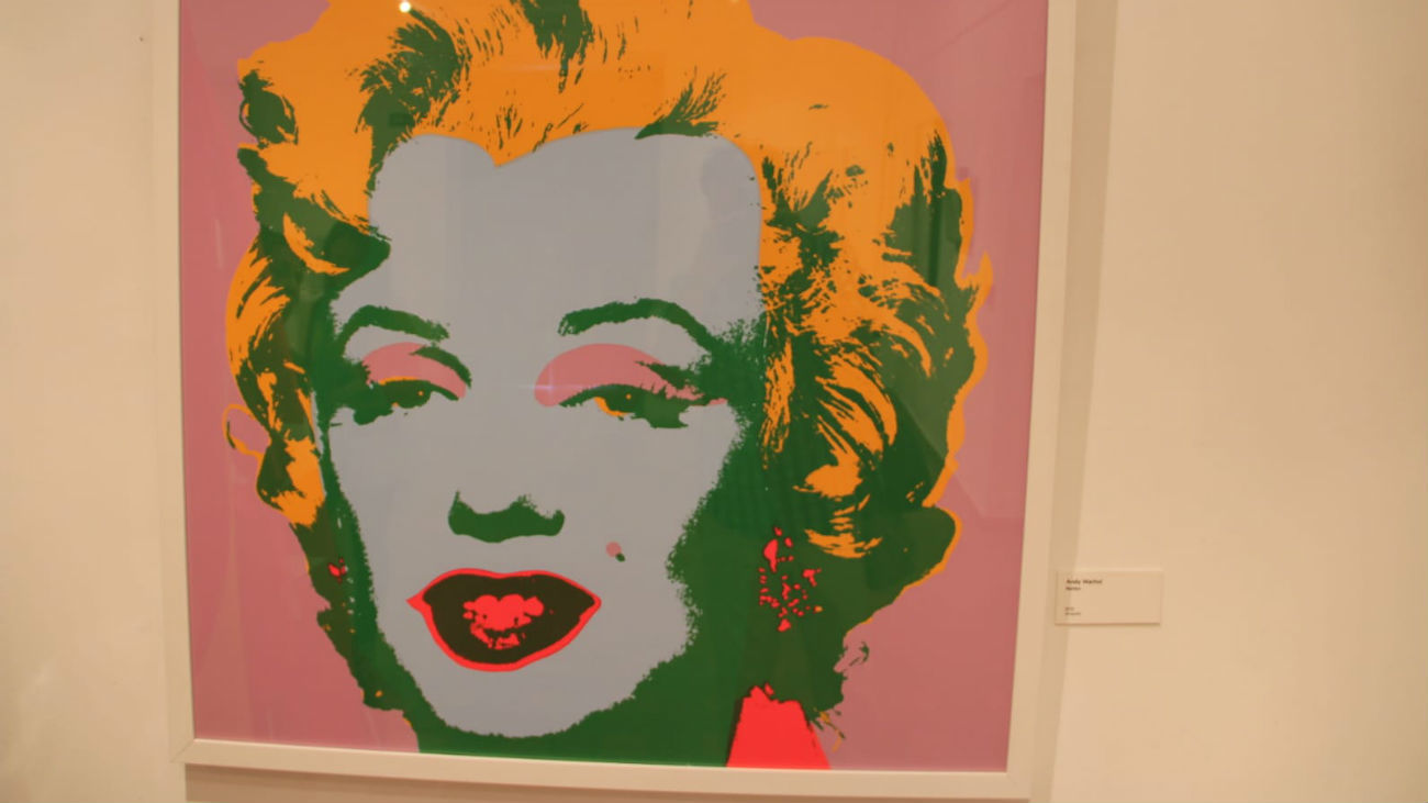 Exppsición de obras de Andy Warhol y Roy Lichtenstein