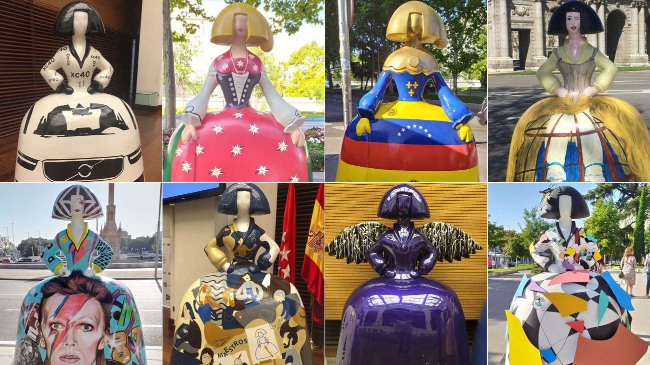 Varias Meninas que se instalan en Madrid