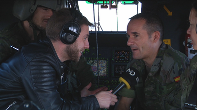 Nos colamos en el ensayo de la exhibición aérea del 12 de octubre
