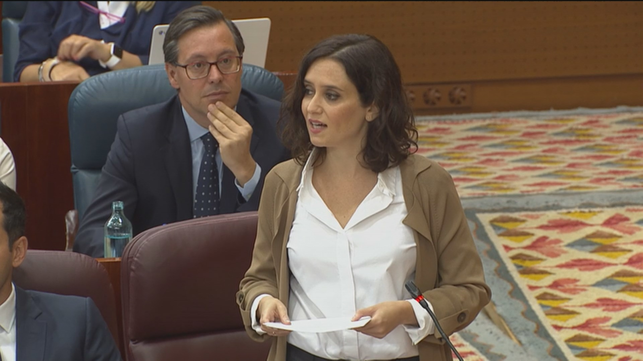 Ayuso: "Me espanta la Ley de Memoria Histórica y tener que remover heridas"