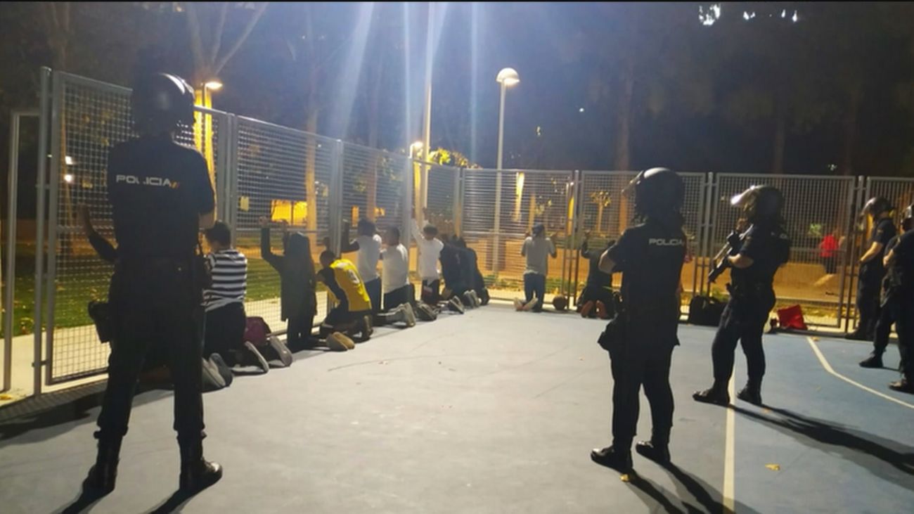 Redada contra las bandas latinas en Madrid