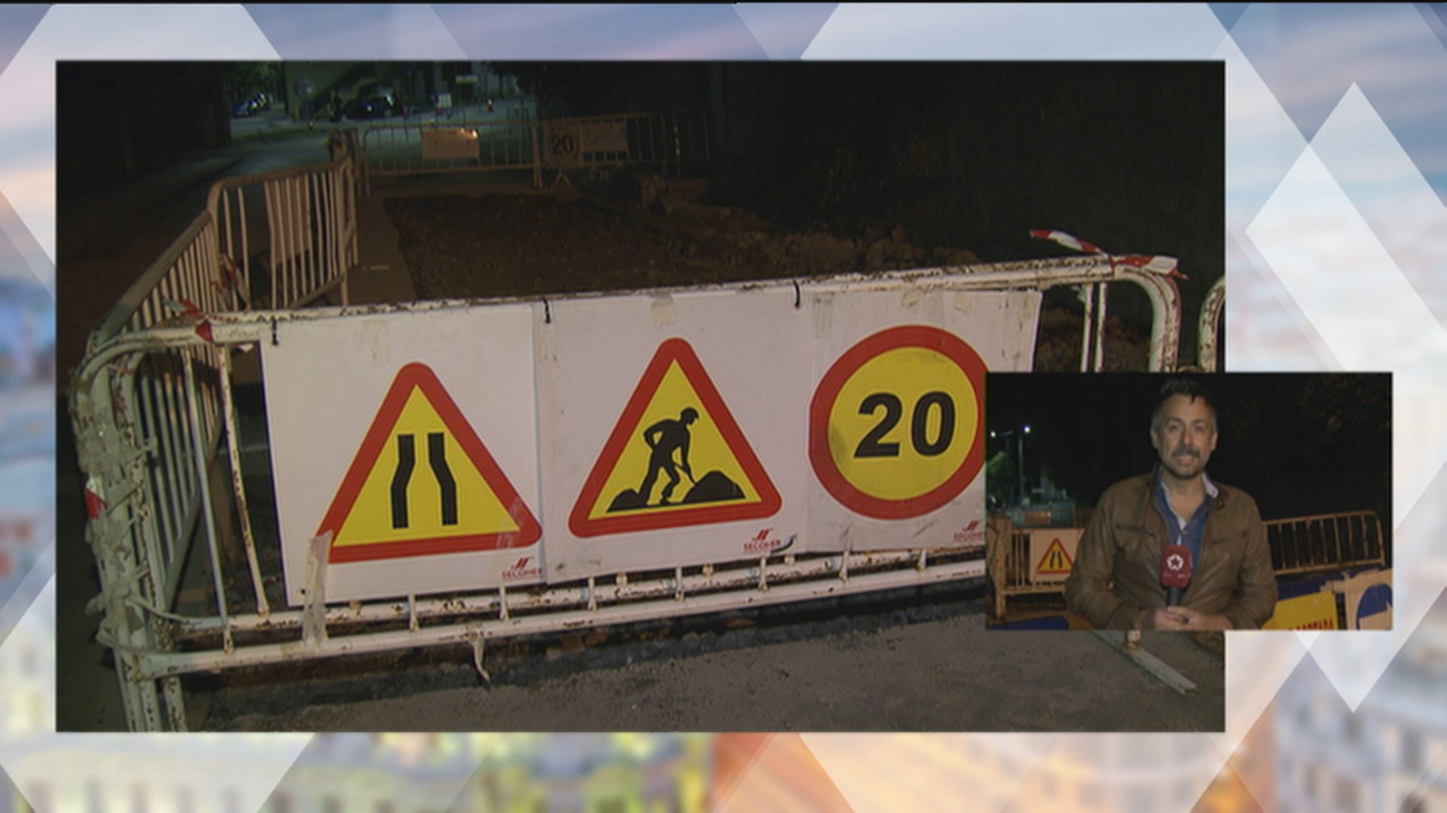 Continúa cortada la M-519 que une Galapagar con Torrelodones