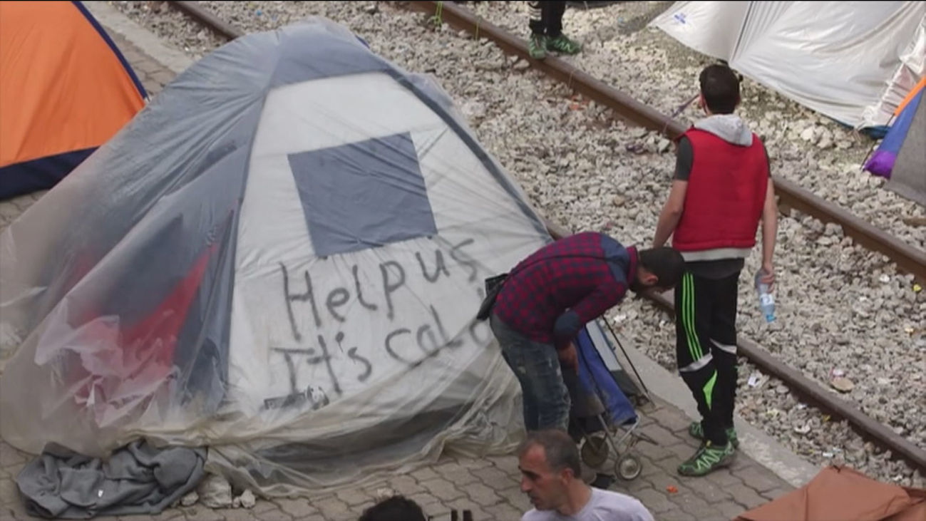 Telemadrid entra en los campos de refugiados de Lesbos