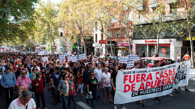 Vecinos reclaman en Madrid el cierre de las casas de apuestas