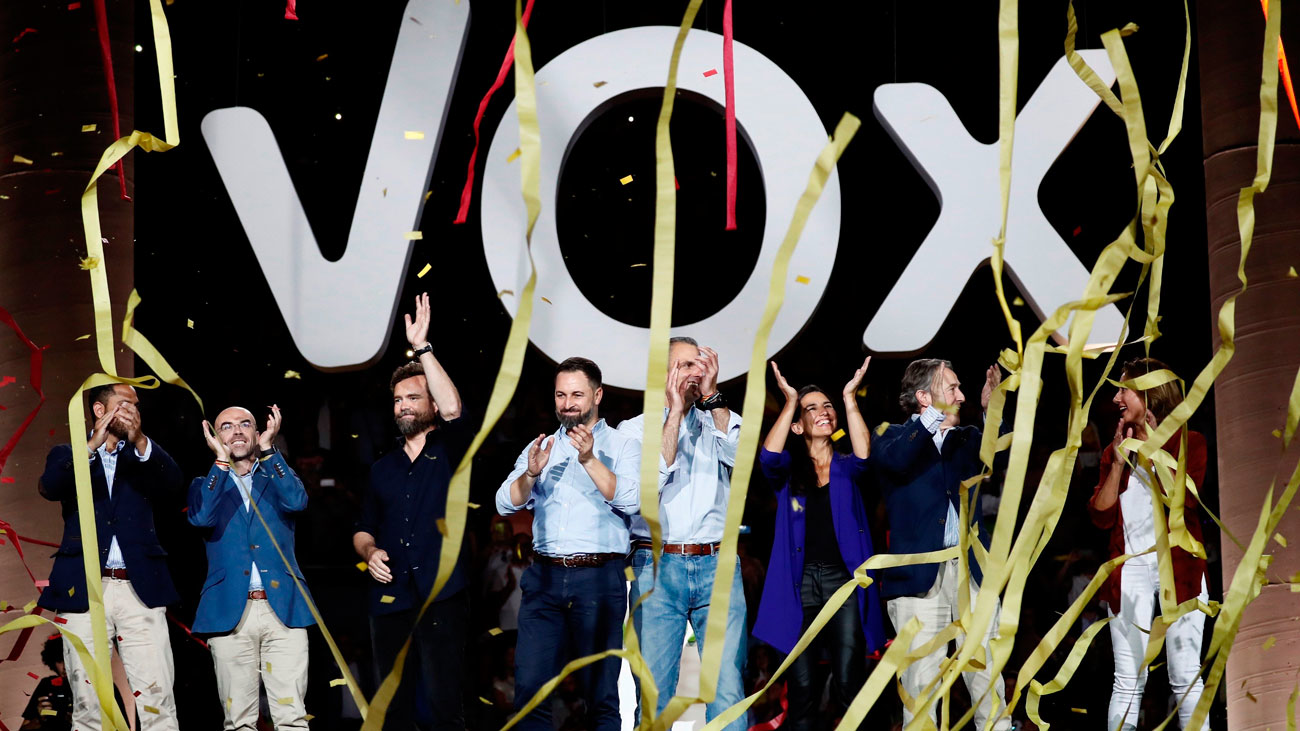 Vox  vuelve a llenar Vistalegre con duros ataques al PSOE