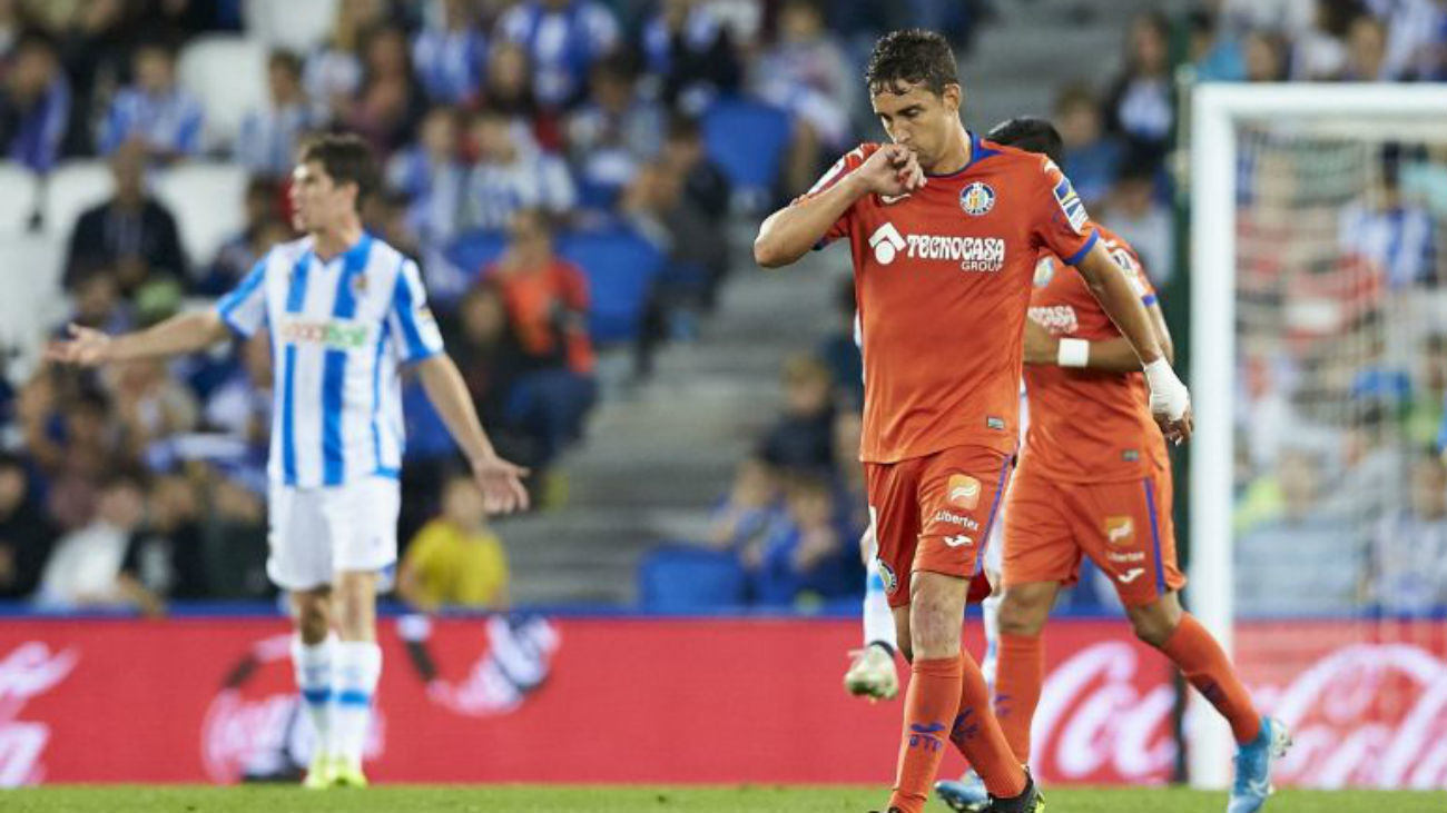 1-2. Merecida victoria del Getafe ante la Real Sociedad