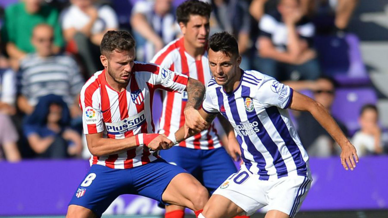 Saúl ante el Valladolid