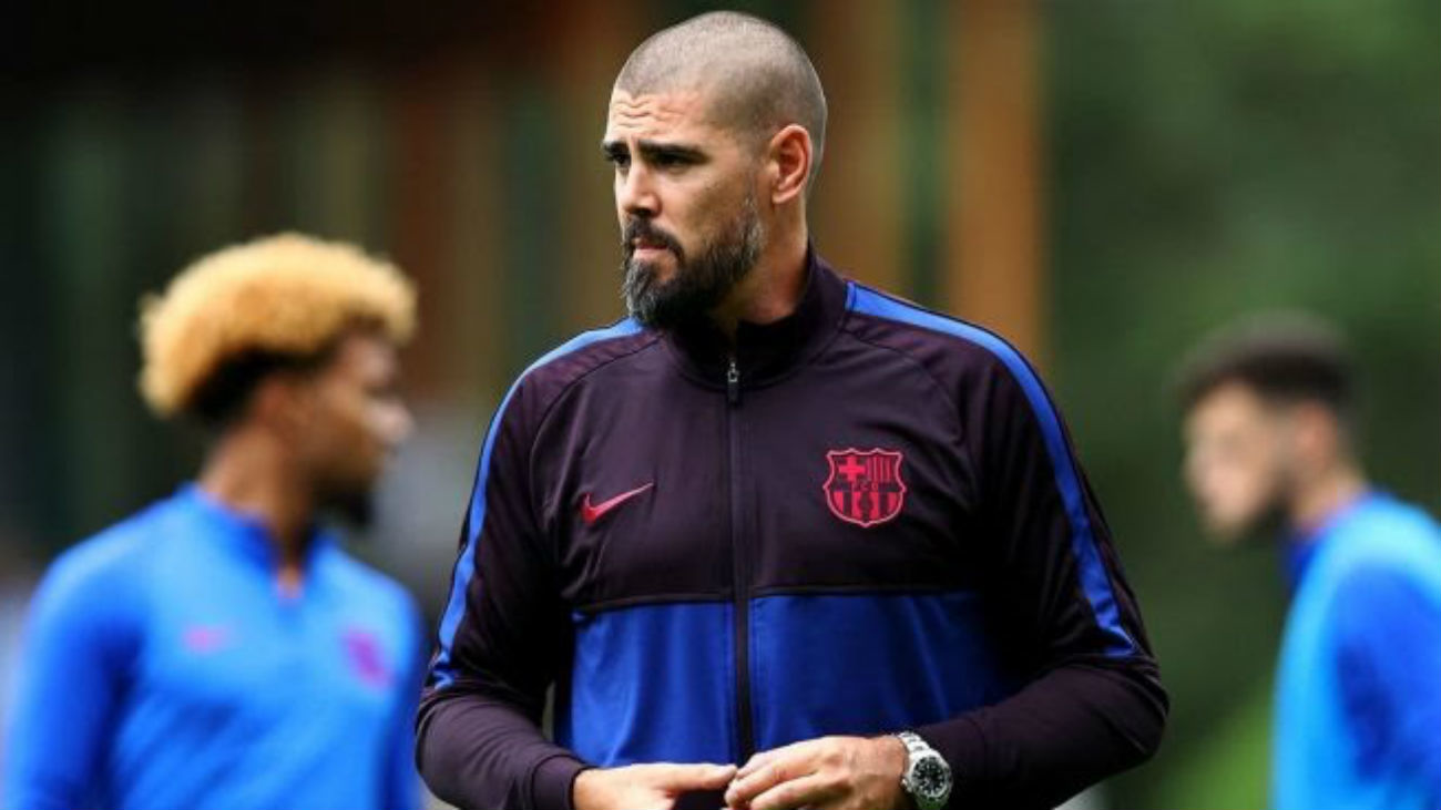 El Barça despide a Víctor Valdés como entrenador del juvenil