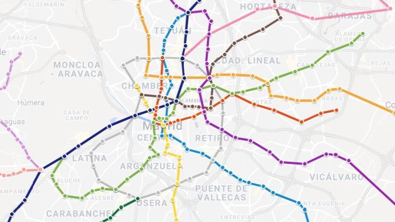 Viaja por el plano de Metro de Madrid y conoce la historia de tu estación