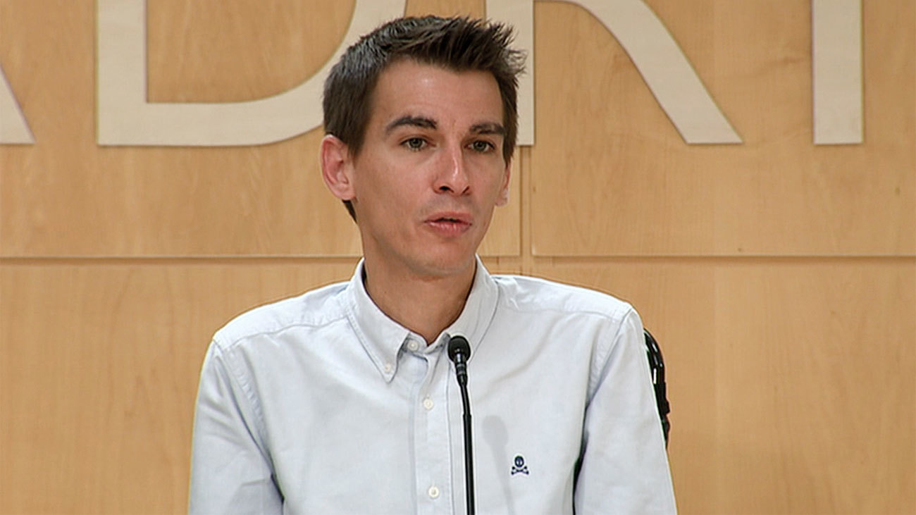 El concejal de Más Madrid,  Pablo Soto