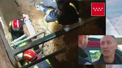 Así fue el angustioso rescate del trabajador sepultado 8 horas en una zanja en Torrejón