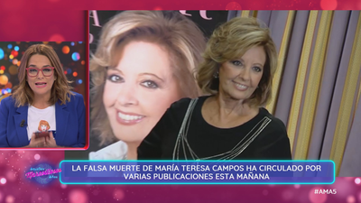 Toñi Moreno aclara la polémica de la falsa noticia sobre María Teresa Campos