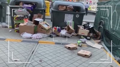 Un vertedero en la puerta de casa, en Tirso de Molina