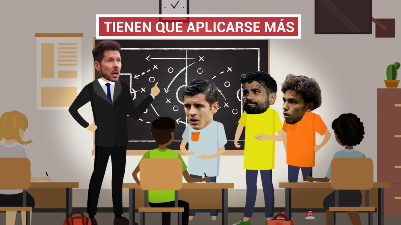 Simeone pide mejorar a Joao Félix, Morata y Diego Costa