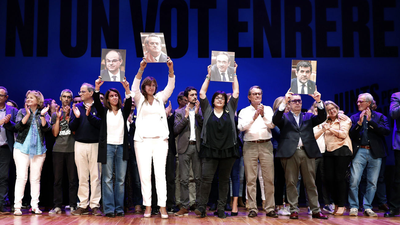 Torra llama a los catalanes a manifestarse "pacíficamente" y sin "miedo"