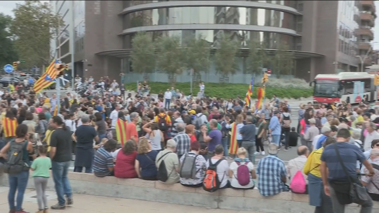 El independentismo protesta en Barcelona en respuesta a la sentencia del 'procés'