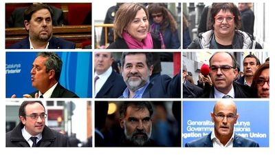 Condenas de hasta 13 años para los líderes del procés por sedición y malversación