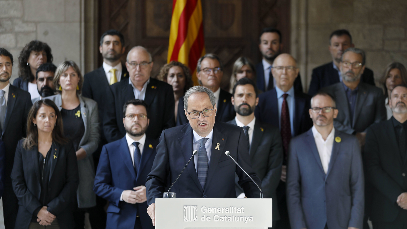 Torra carga contra la sentencia del 'procés': "Es un insulto a la democracia"