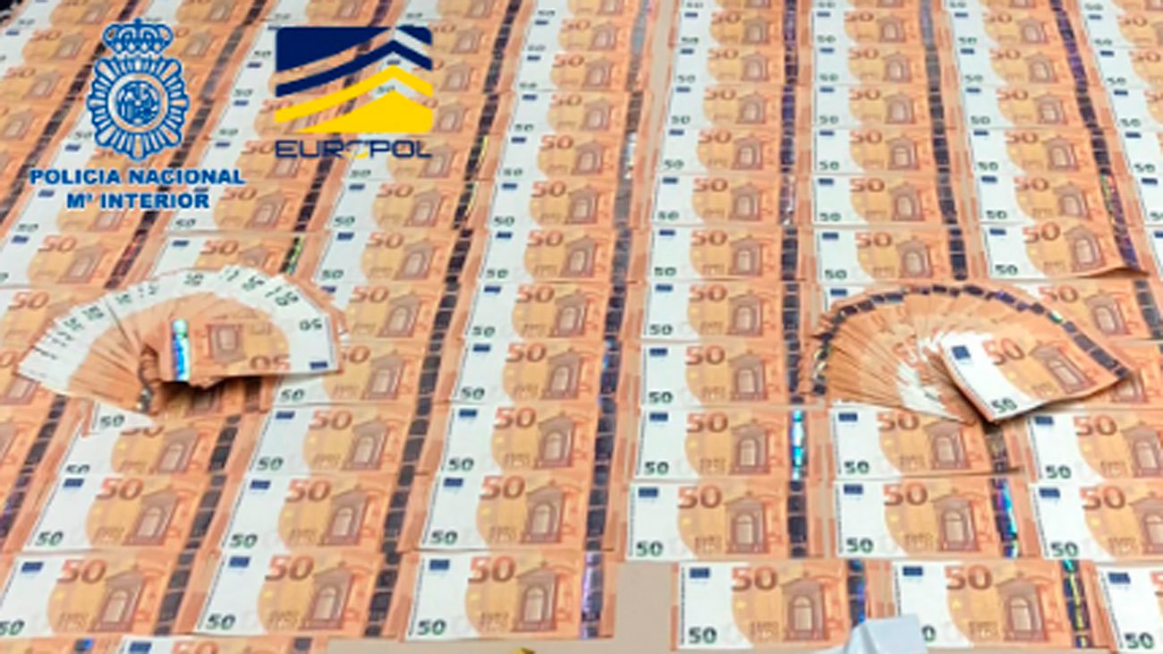 Desmantelada en Madrid una organización que distribuía billetes falsos por toda España