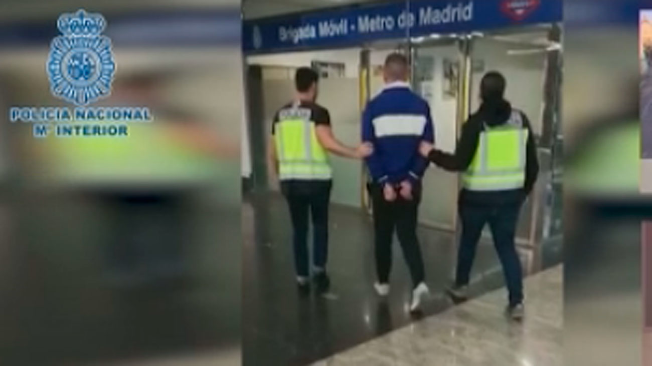 Detenido el grafitero que agredió con una navaja a un vigilante del metro en Cuatro Vientos
