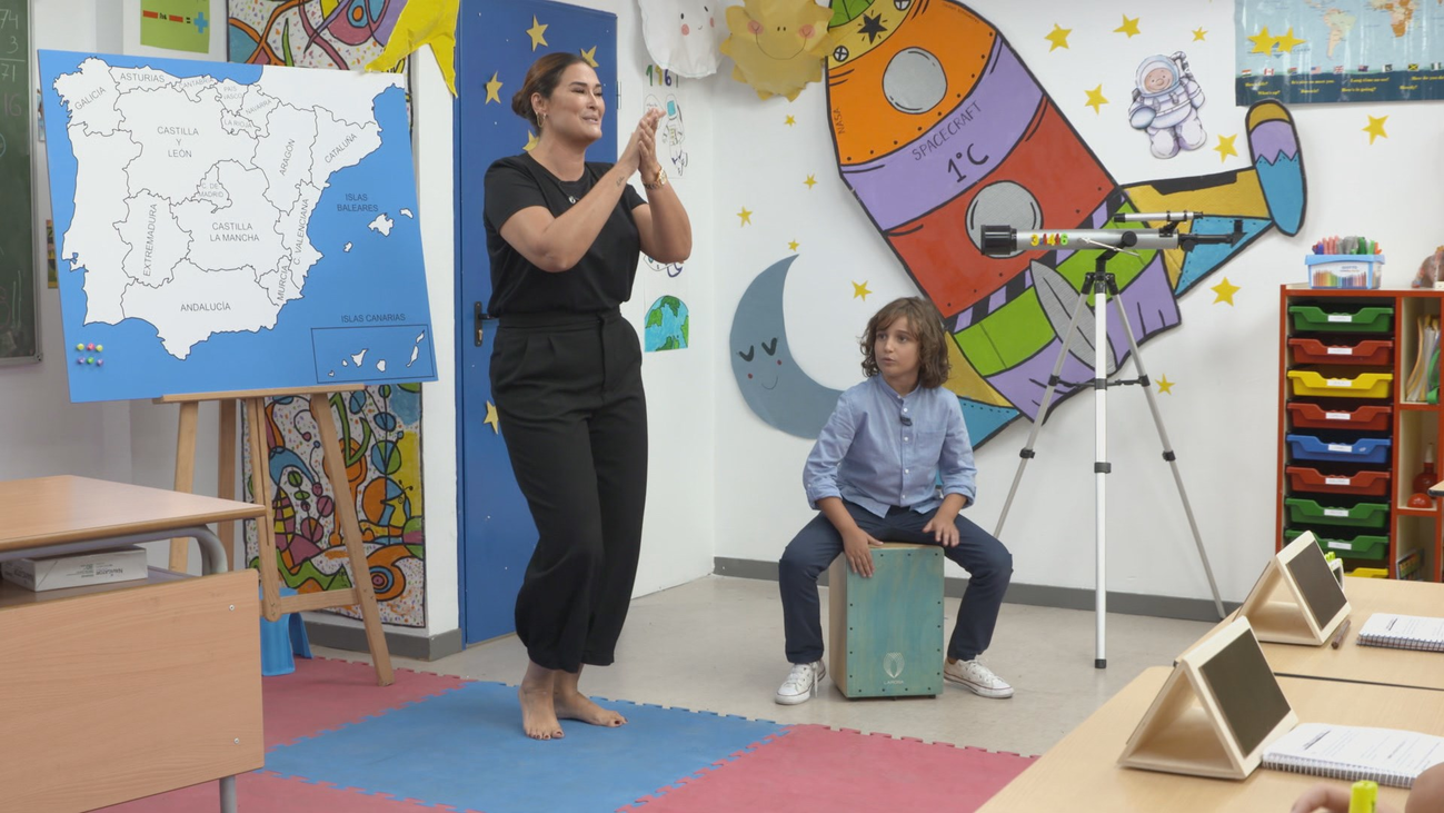 Vicky Martín Berrocal canta y baila al ritmo de Alejandro Sanz