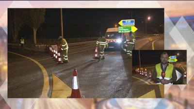 Abierto un carril temporal para aliviar a los conductores que acceden a Madrid desde la M-607