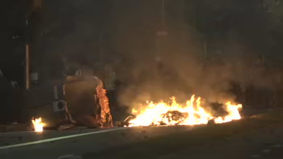 Tercera noche de graves incidentes en Barcelona