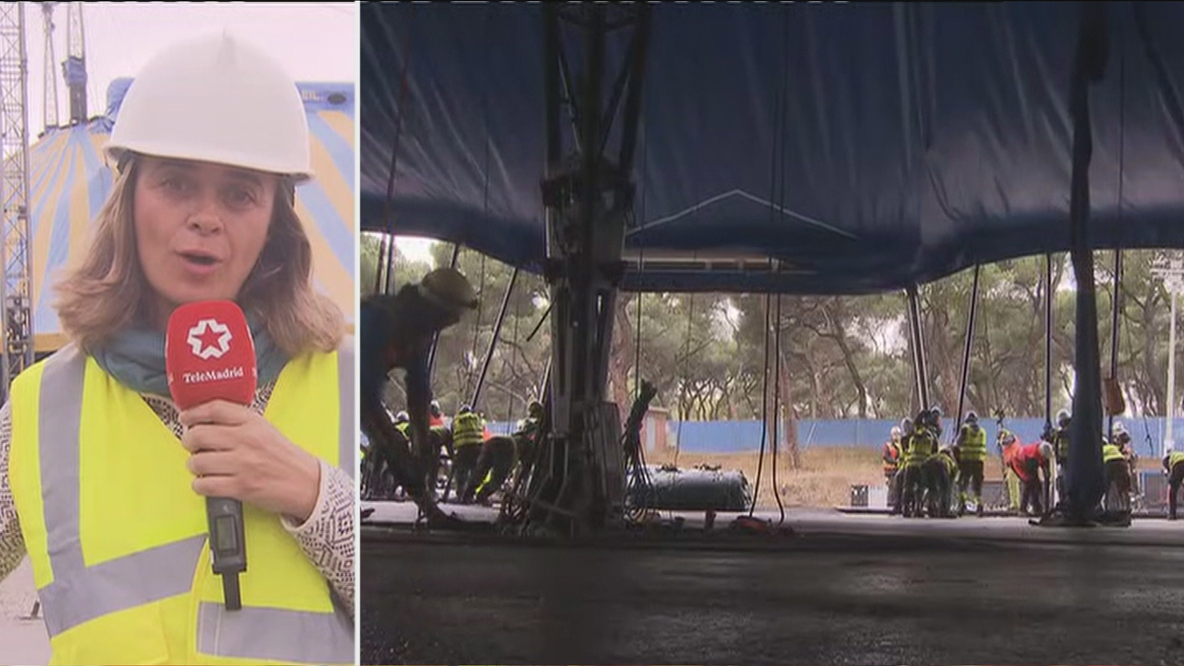 Cómo se monta la carpa del Circo del Sol