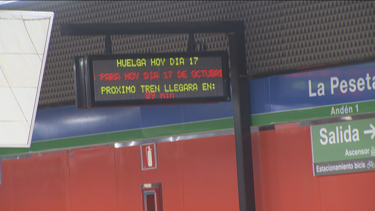 Sin grandes incidencias en la huelga en el metro de Madrid