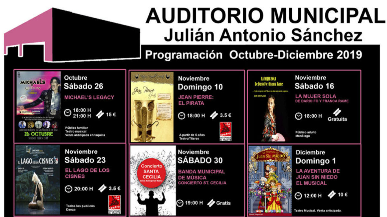 Programación cultura de San Martín de la Vega