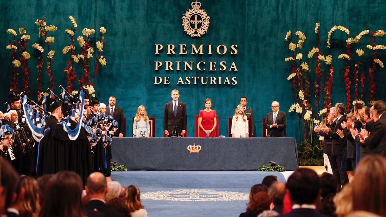 Histórica ceremonia de los premios Princesa de Asturias