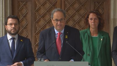 Torra insta a Sánchez a fijar ya la fecha de una reunión para buscar una solución política