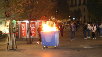Doce detenidos en los altercados registrados en el centro de Madrid