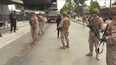 Tres muertos en Chile por el incendio de un supermecado