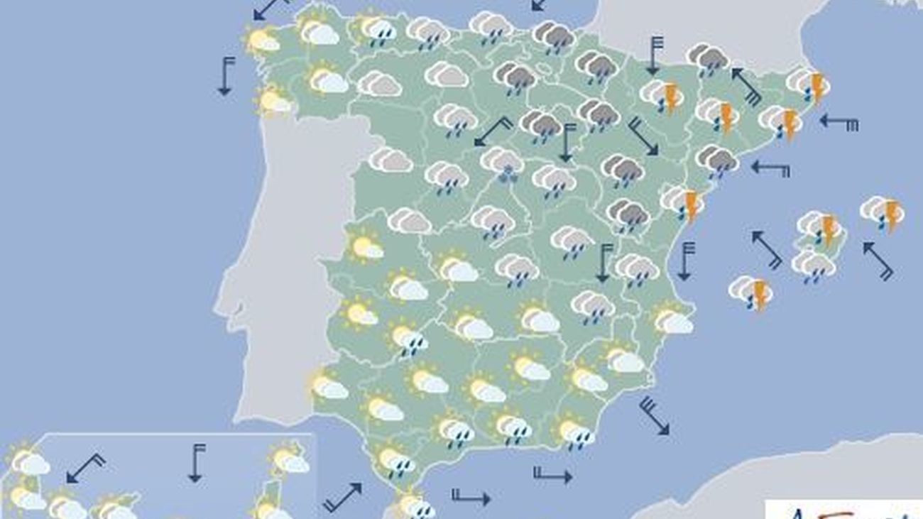 Una nueva DANA trae frío y lluvias a Madrid